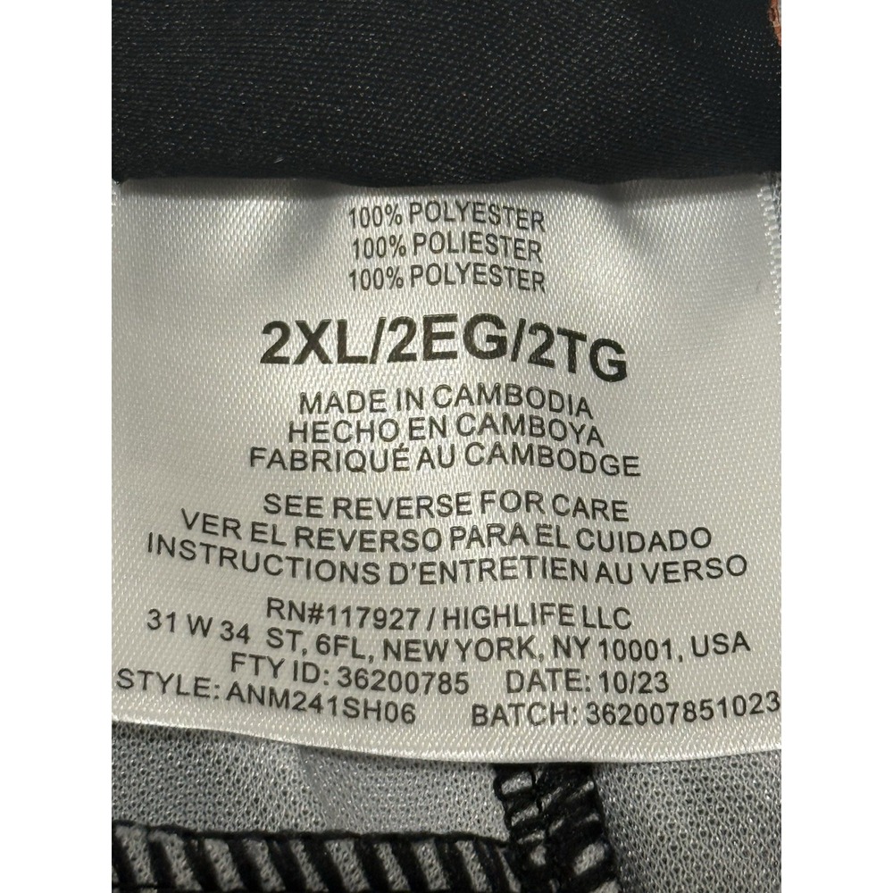 AND1 Men's Offense 8" Basketball Shorts Black and Gray Size 2XL NWT - Picture 8 of 9